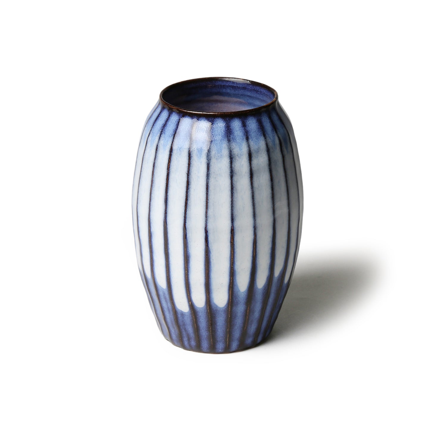 Shokozan Hagiyaki Shinogi Vase M
