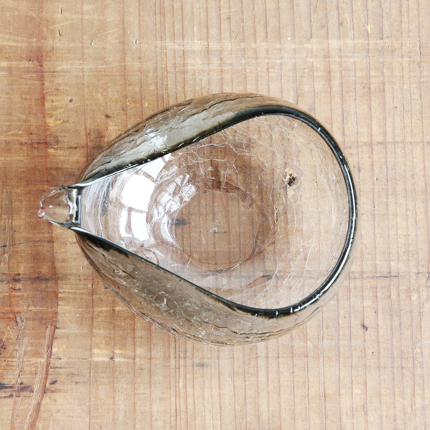 Daisaku Hashimura Crack Glass Katakuchi Sake Server