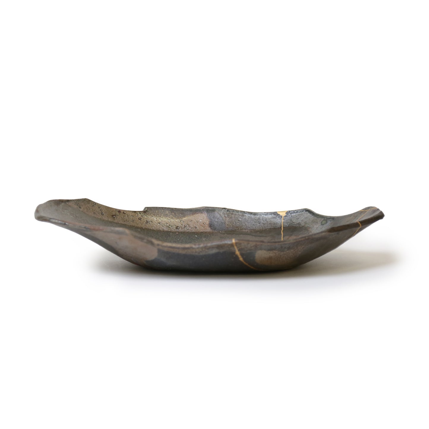Toru Kikuchi KINTSUGI Oval Plate Large GOLD