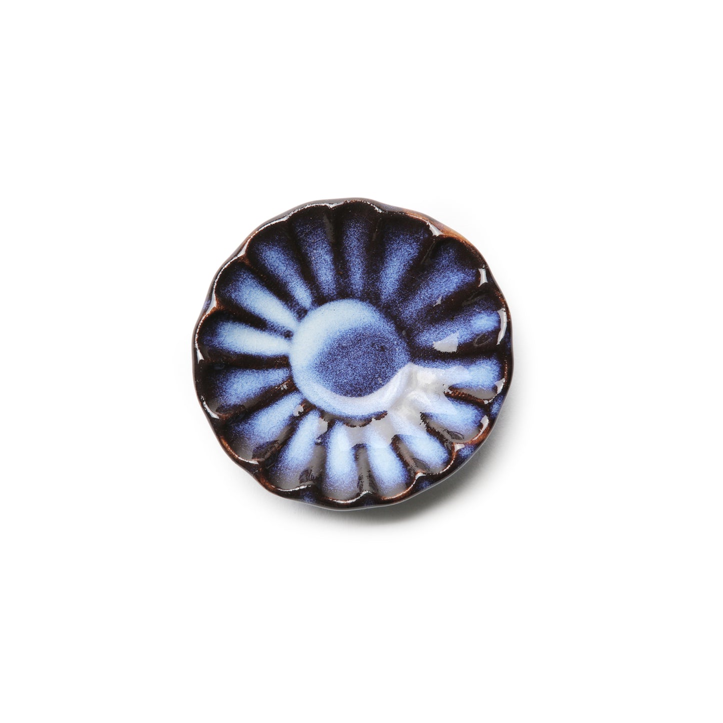 Shokozan Hagiyaki Flower Mini Plate