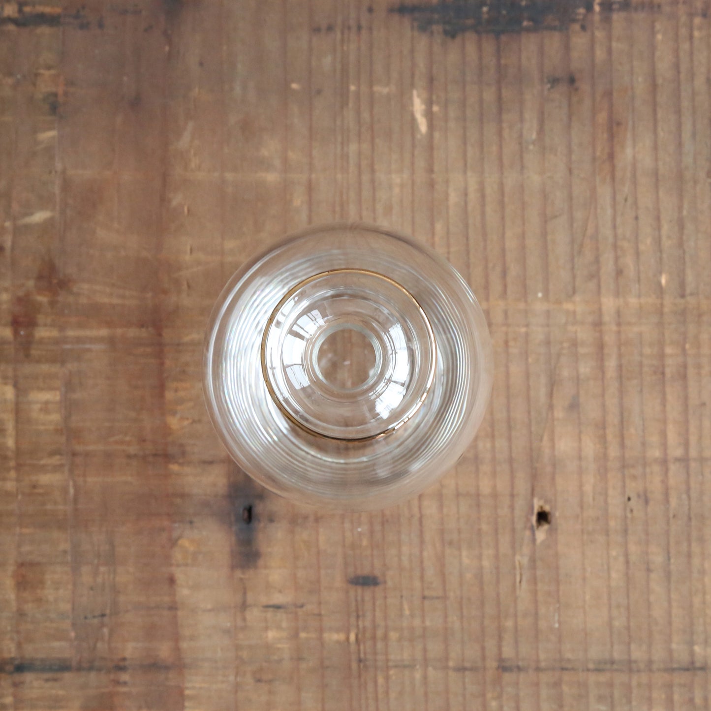 Taiga Oku handblown glass vase vessel