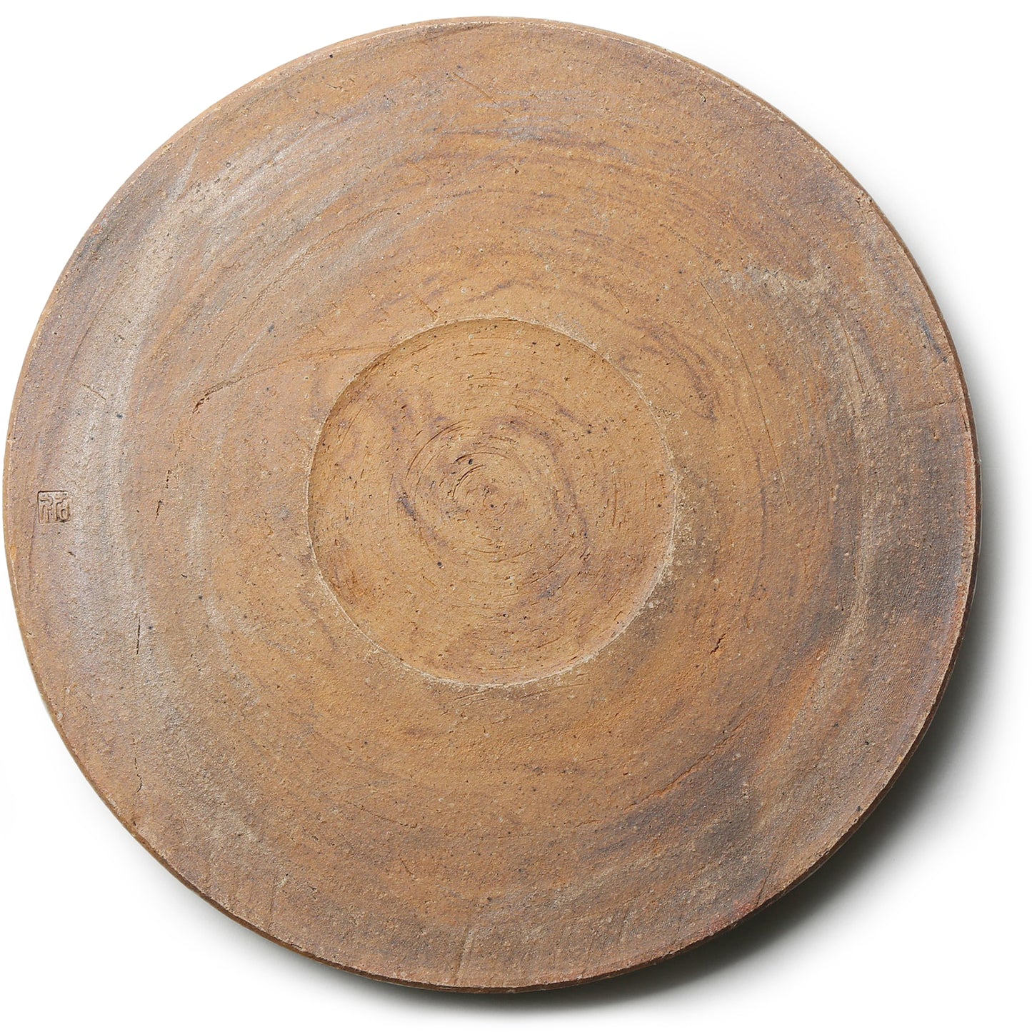 Yusuke Wakasa Round Dinner Plate Natural Ash Glaze