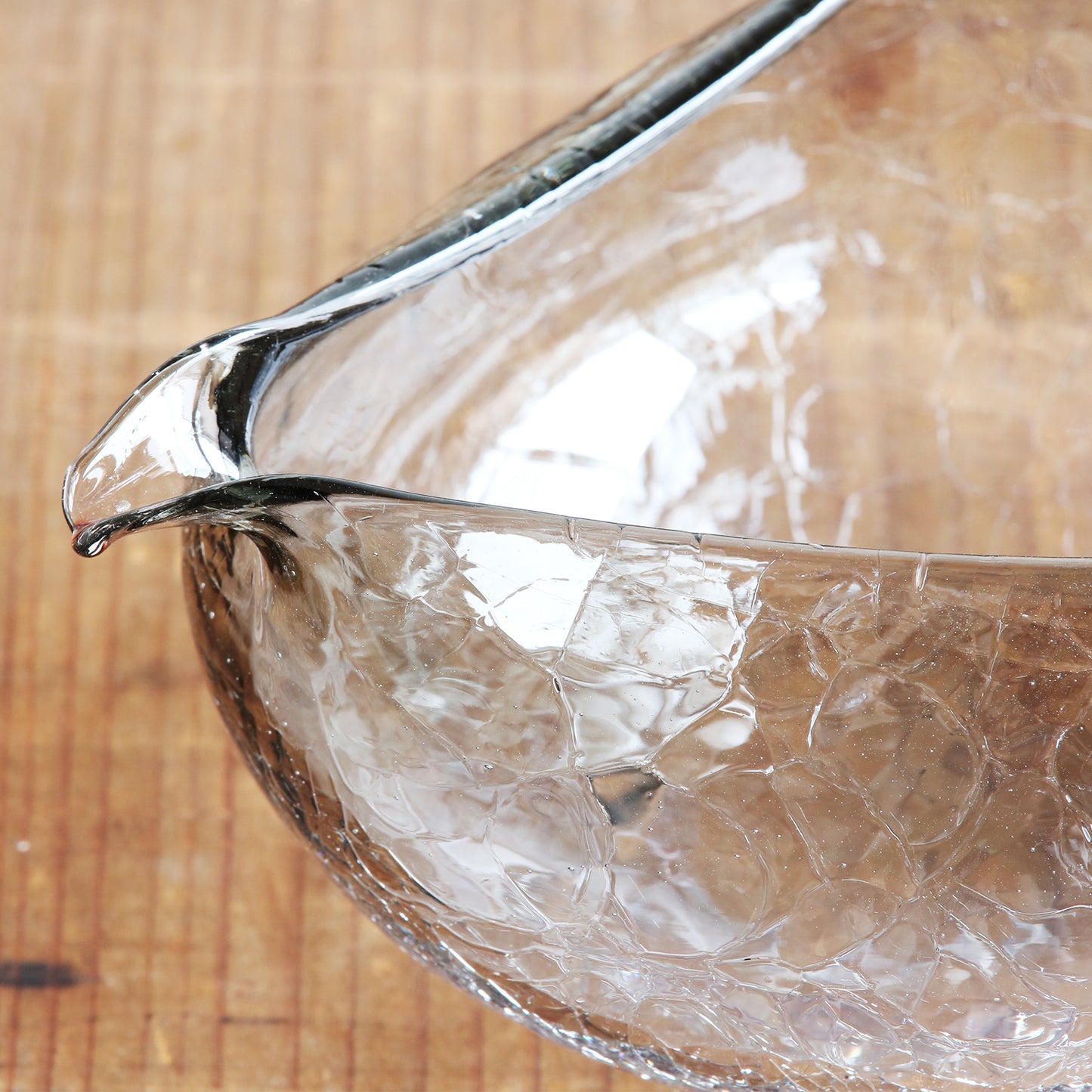 Daisaku Hashimura Crack Glass Katakuchi Sake Server