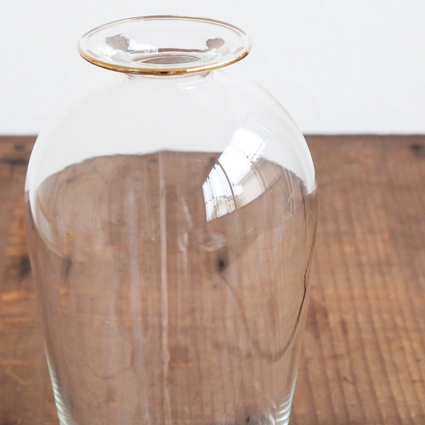 Taiga Oku handblown glass vase vessel