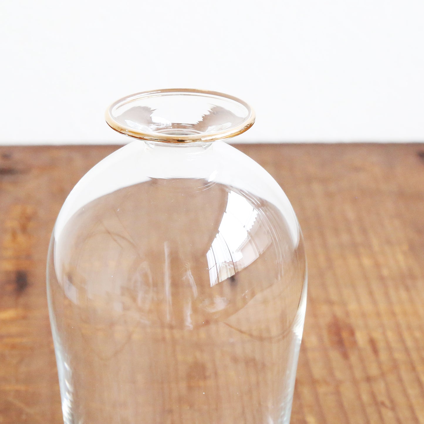 Taiga Oku handblown glass vase vessel