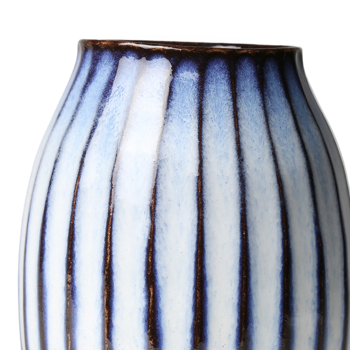 Shokozan Hagiyaki Shinogi Vase S
