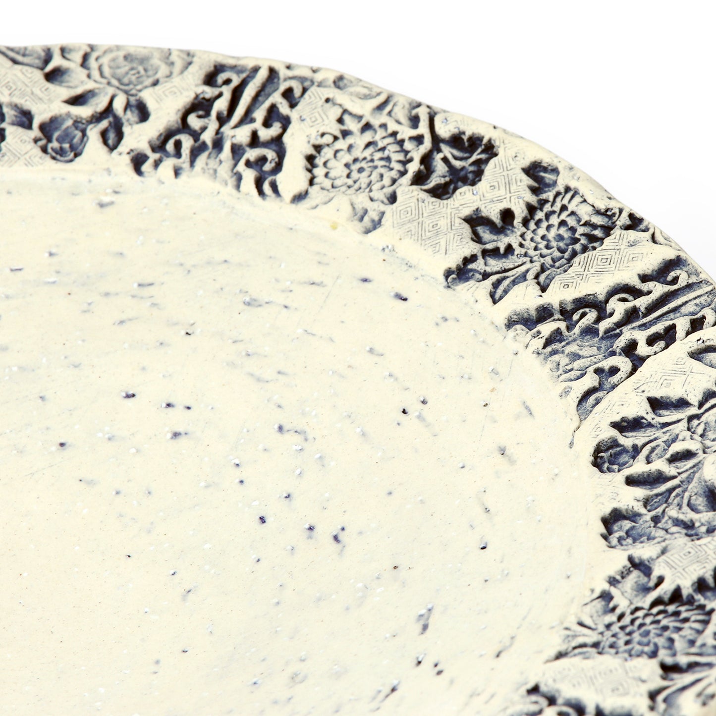 Nobuko Konno Stamp Plate / Shallow Bowl