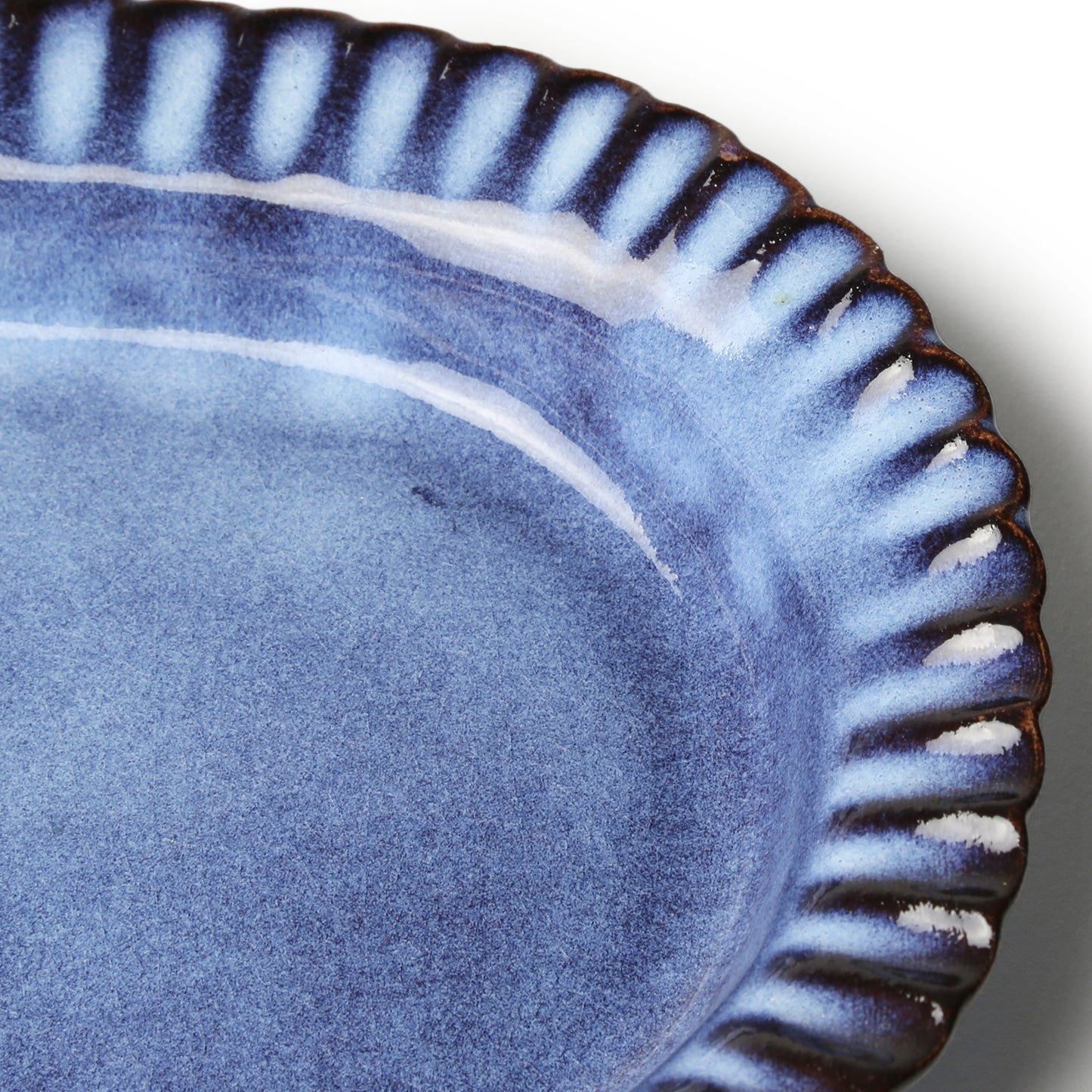 Shokozan Hagiyaki Oval Plate with Rim