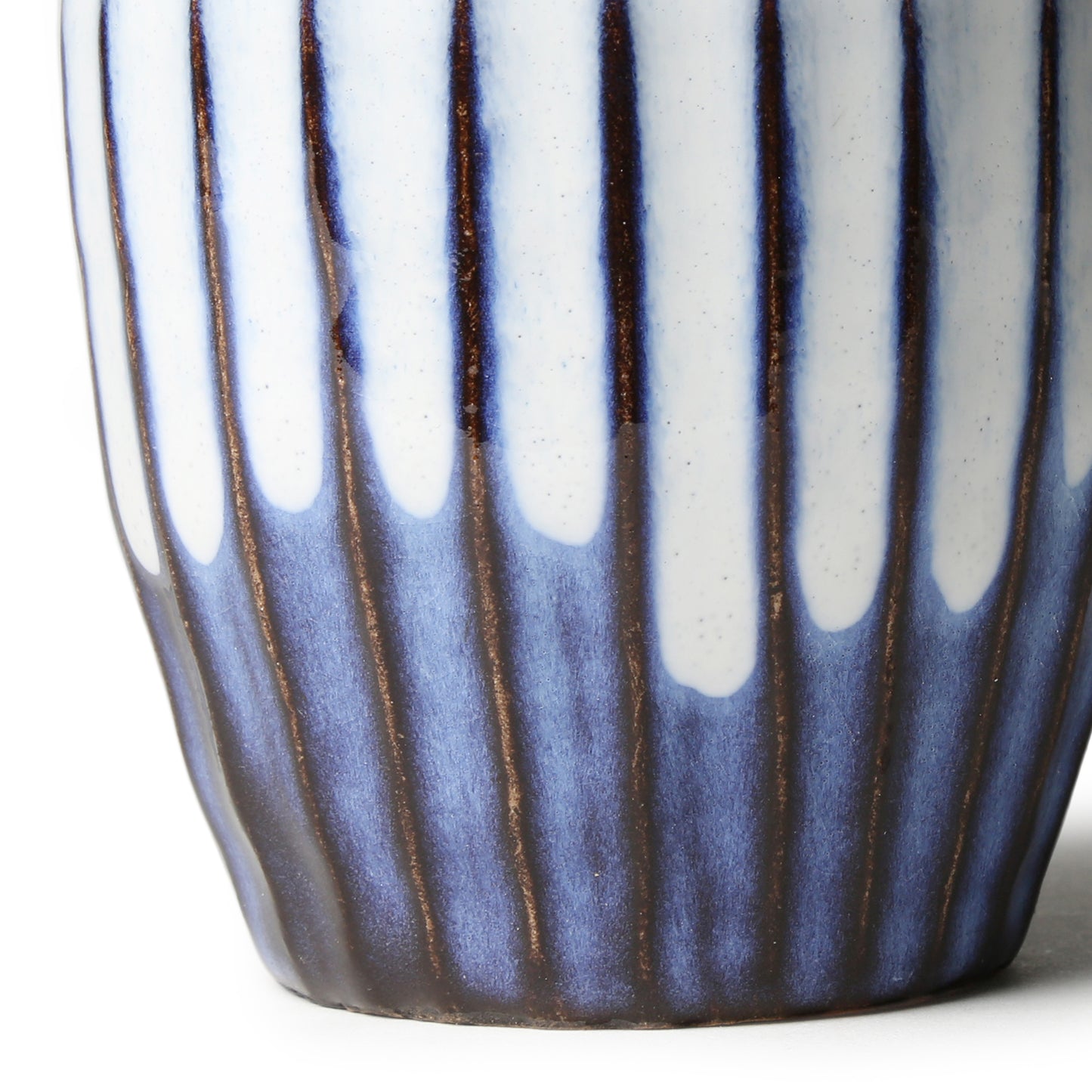 Shokozan Hagiyaki Shinogi Vase M