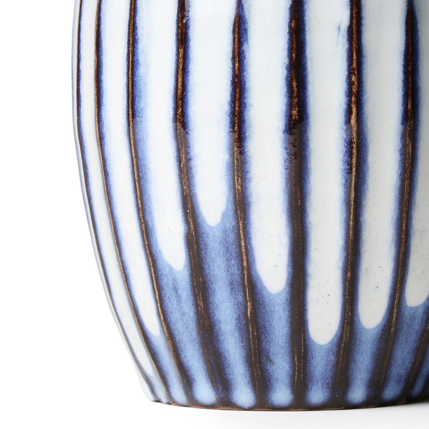 Shokozan Hagiyaki Shinogi Vase L