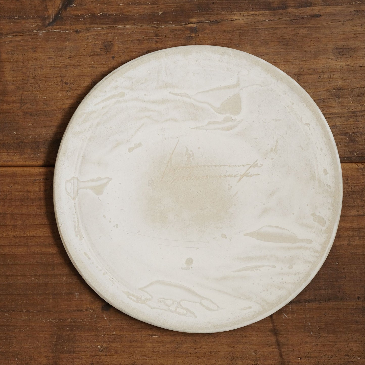 Nobuko Konno Round Plate White M-L