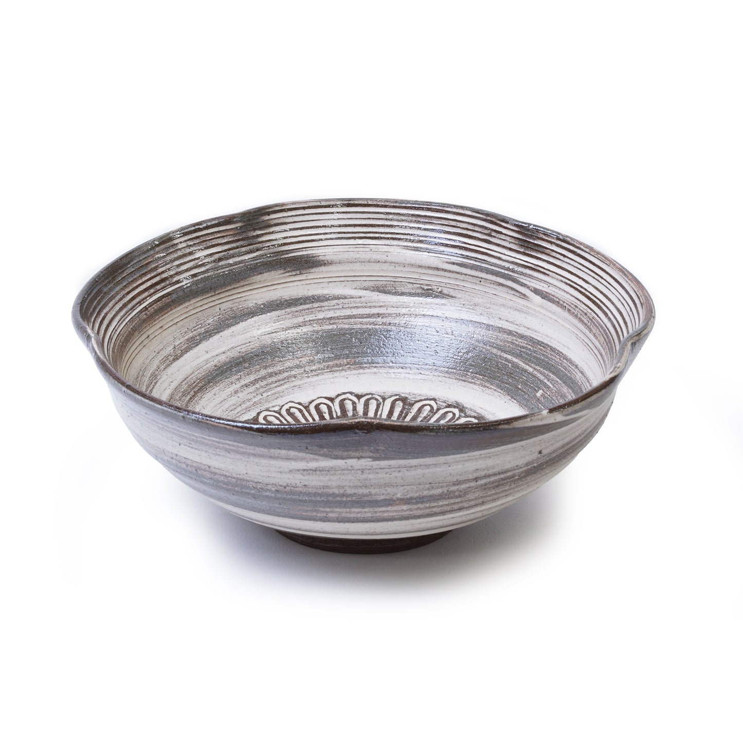 Ryutagama Taki Nakasato Mishima Flower Large Bowl Ryutagama Karatsu