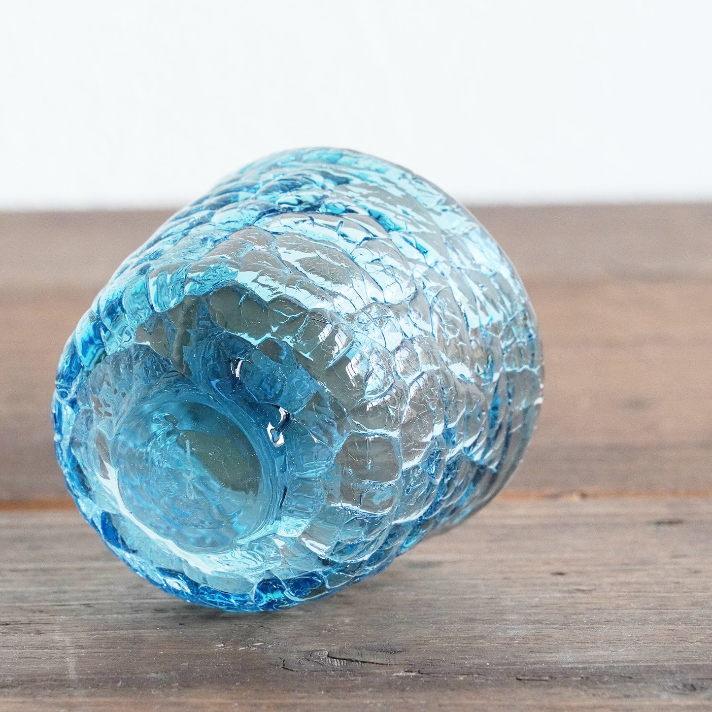 Daisaku Hashimura Double Crack Glass Guinomi Sake Cup