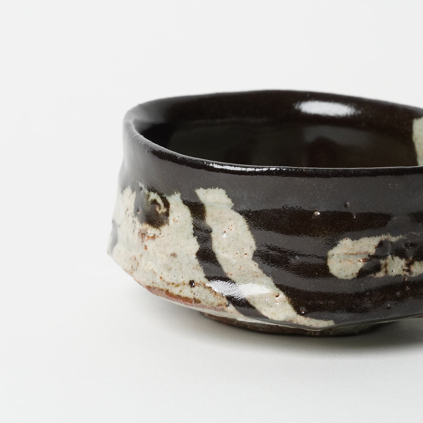 Junri Hamada Kuro Oribe Chawan Matcha Bowl