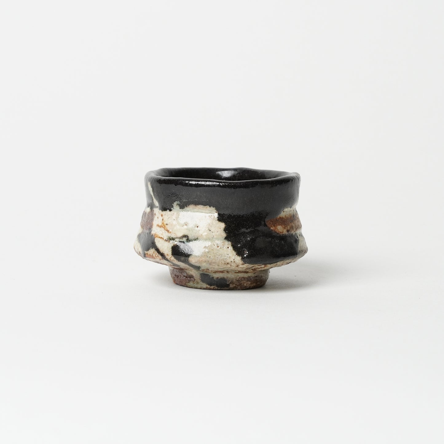 Junri Hamada Kuro Oribe Guinomi Sake Cup