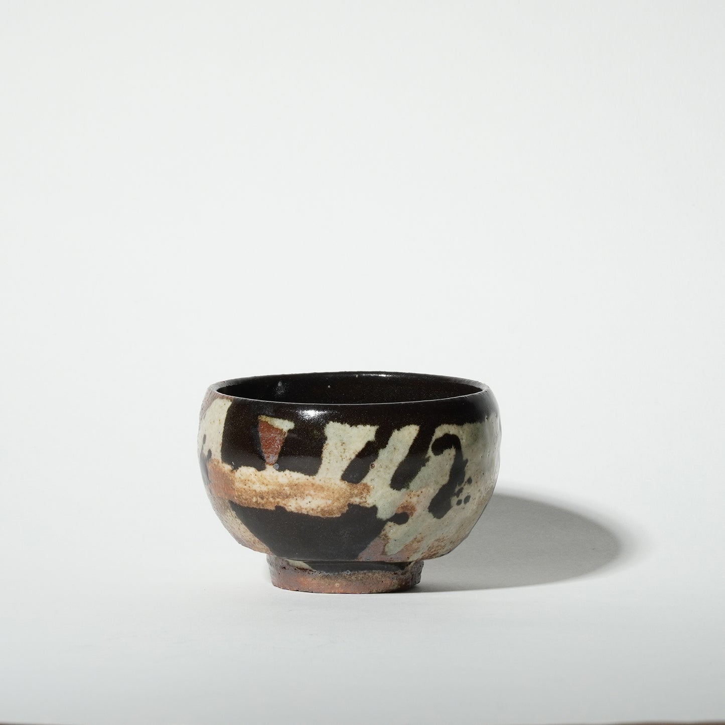 Junri Hamada Kuro Oribei Chawan Rice bowl