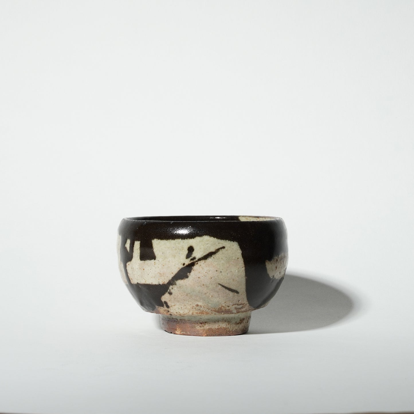 Junri Hamada Kuro Oribei Chawan Rice bowl