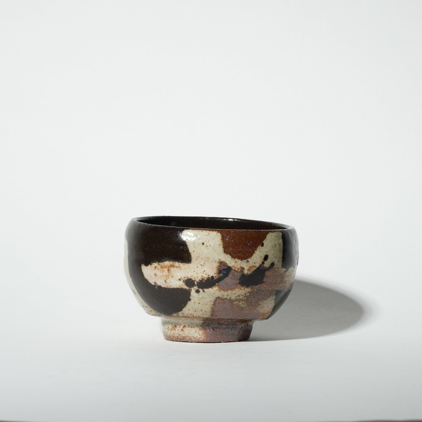 Junri Hamada Kuro Oribei Chawan Rice bowl