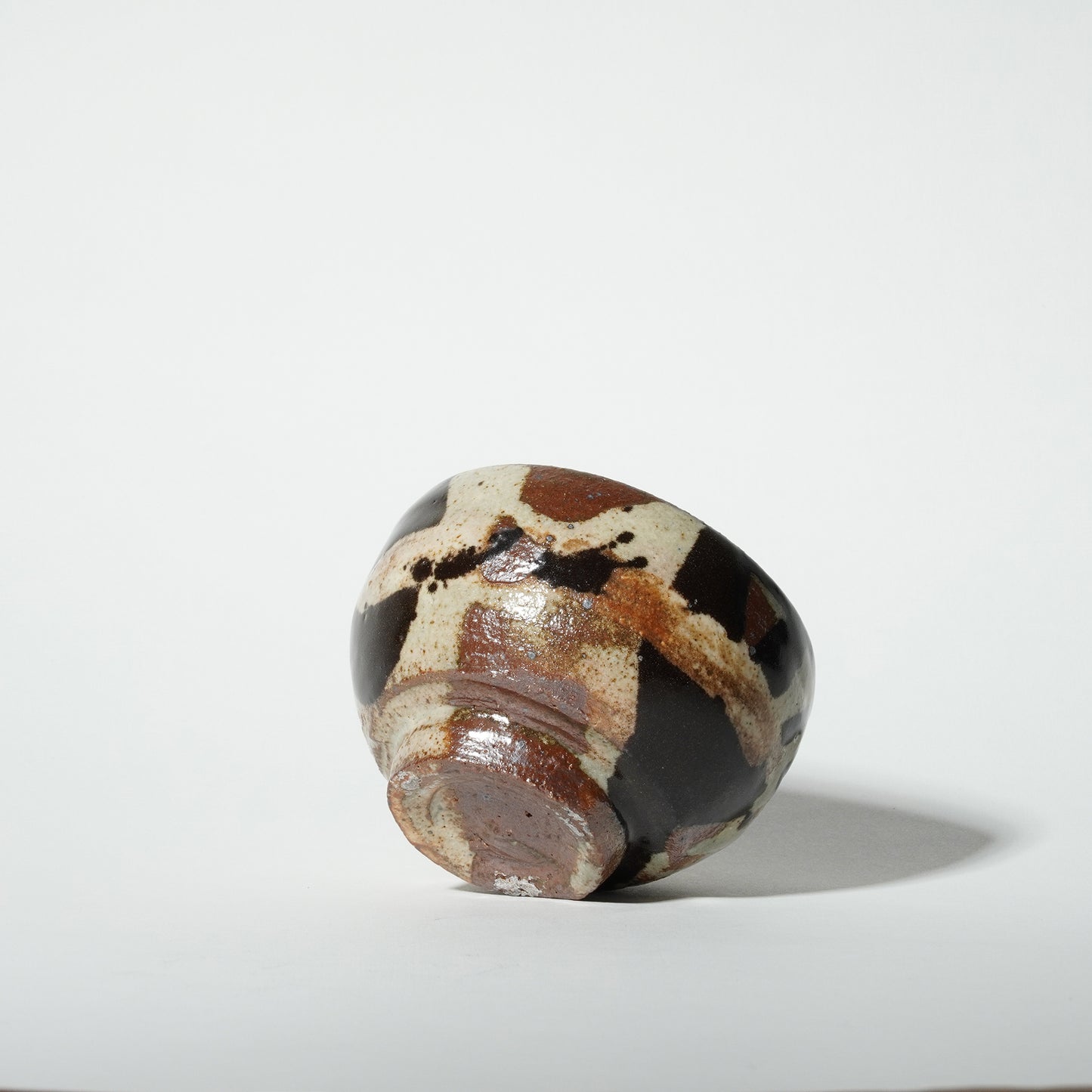 Junri Hamada Kuro Oribei Chawan Rice bowl