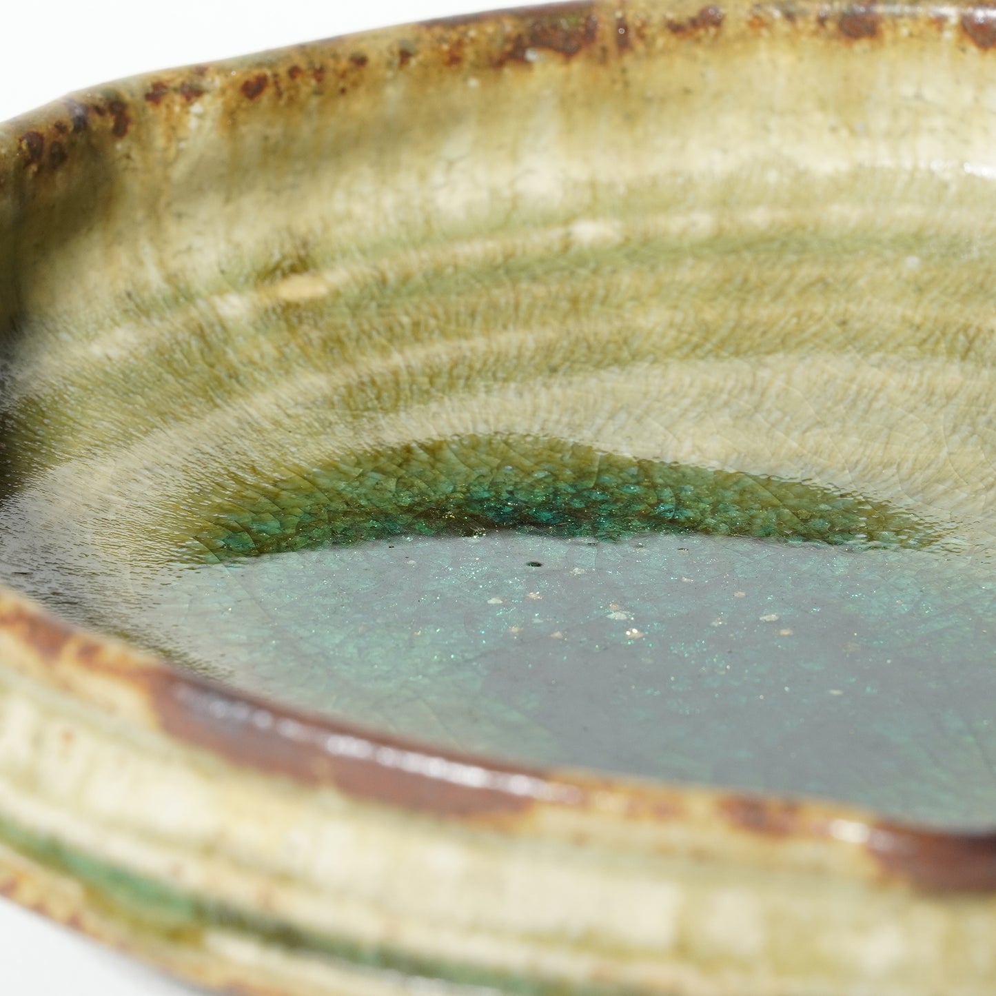 Junri Hamada Shallow Bowl Ash Glaze