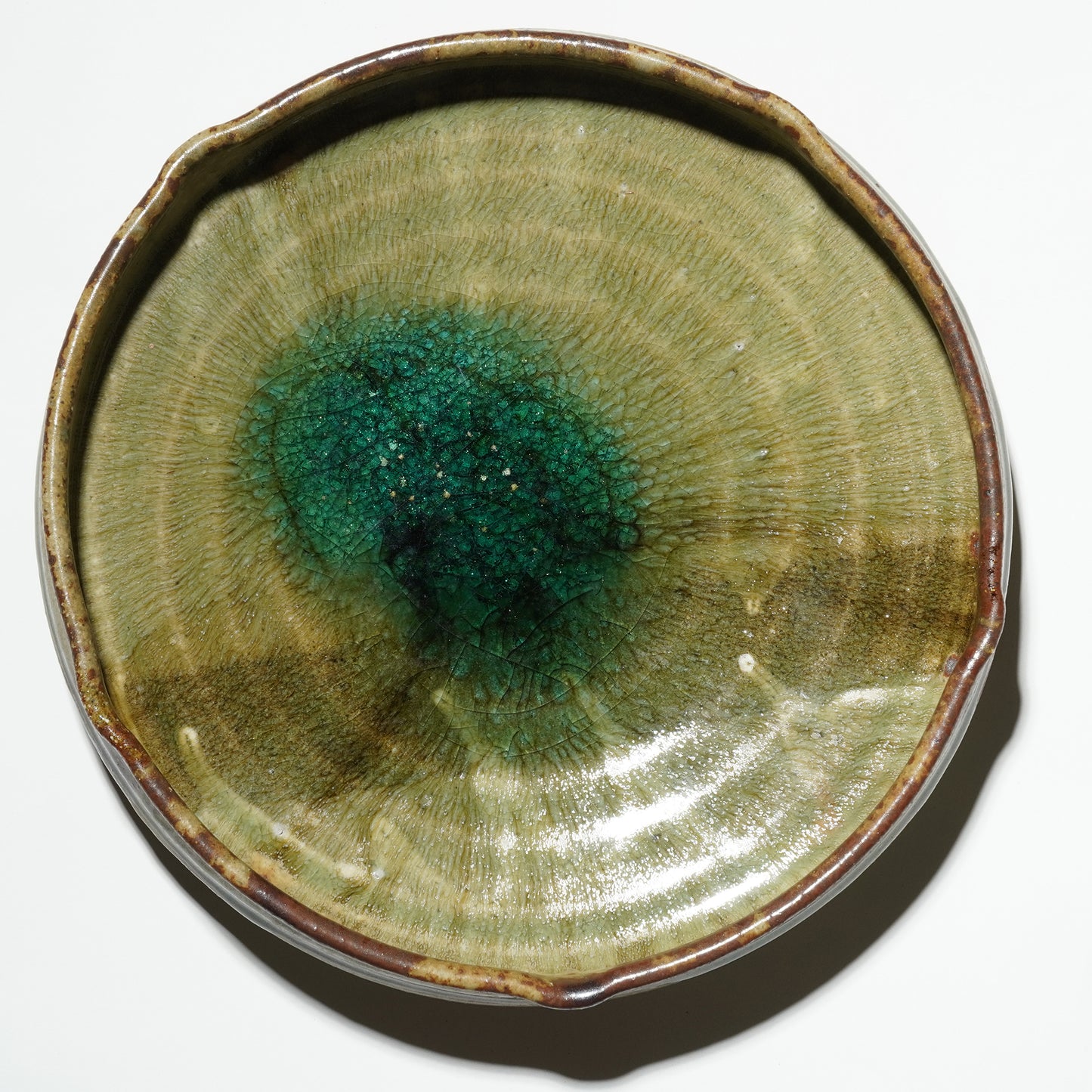 Junri Hamada Shallow Bowl Ash Glaze
