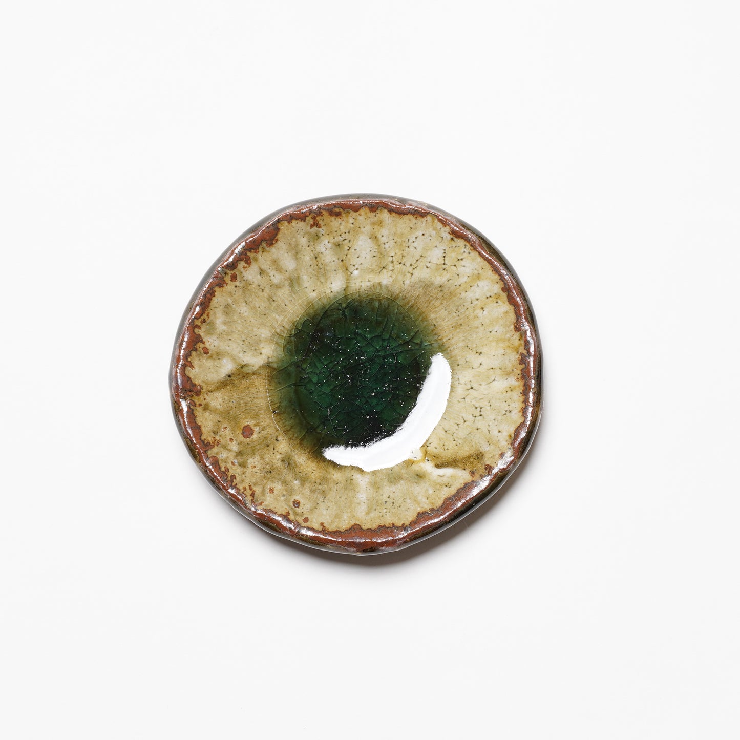 Junri Hamada Mini Plate Ash Glaze