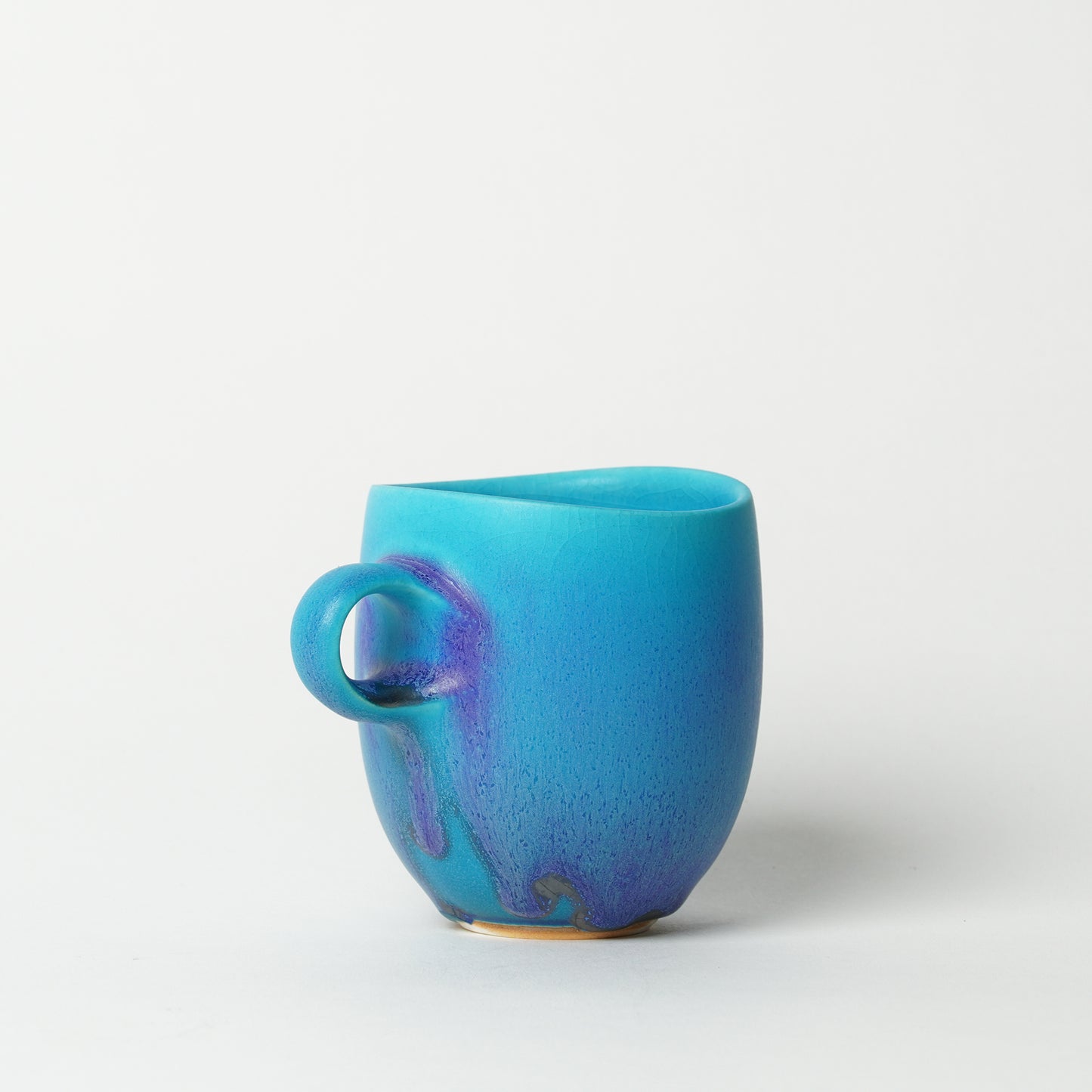Nobuyuki Hagiwara Japanese pottery Blue