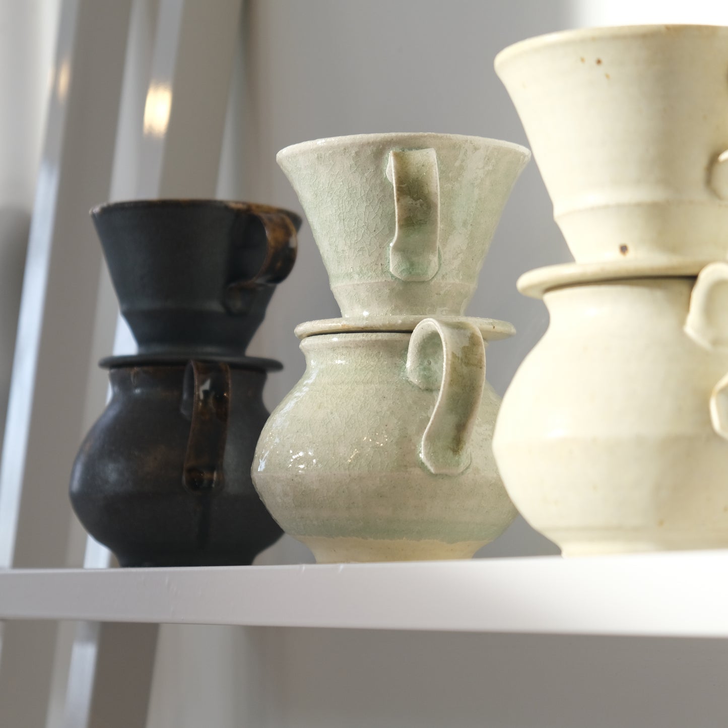 Kei Kawachi Coffee Dripper Set White