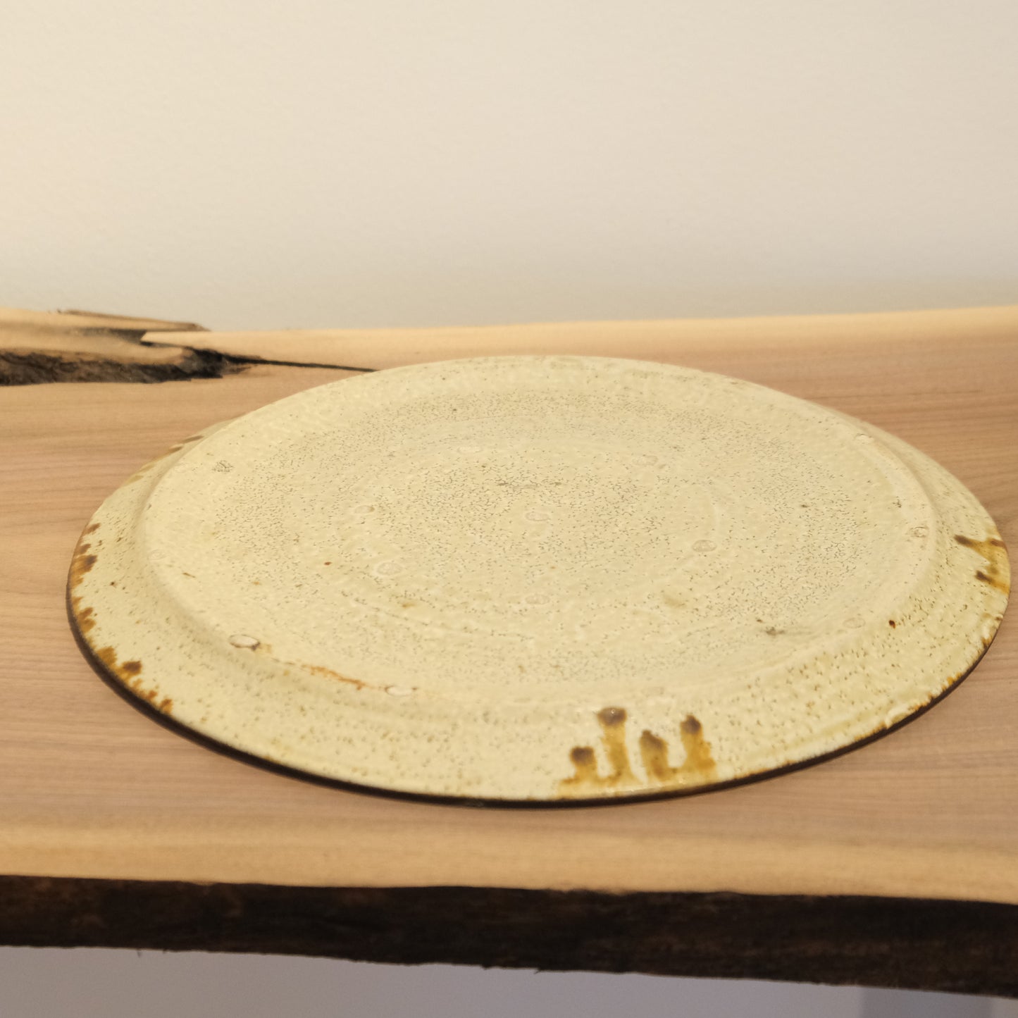 Futoshi Yamashita Volcanic Pottery Large Plate