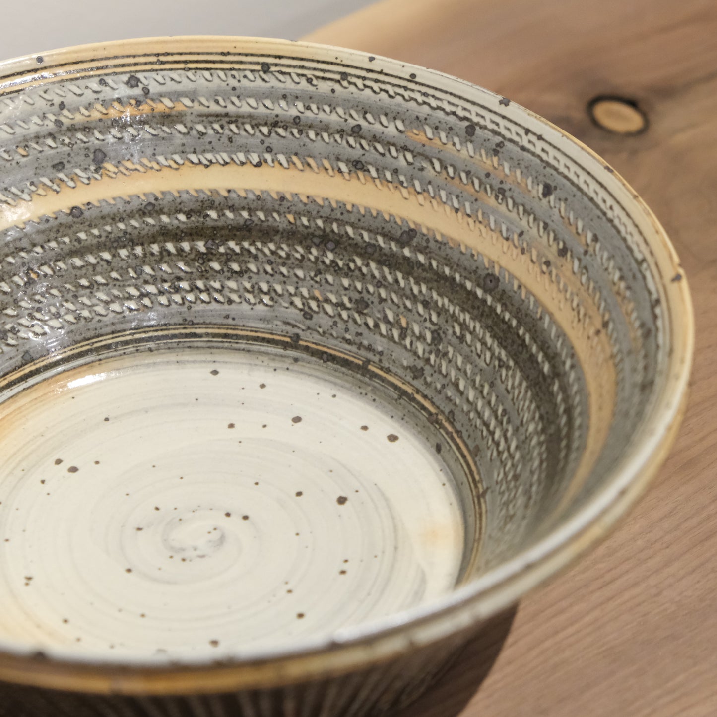 Ryutagama Taki Nakazato Mishima Large Bowl