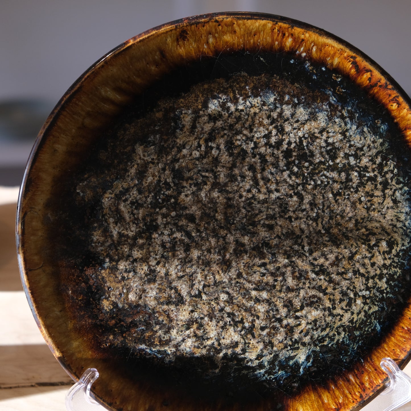 Futoshi Yamashita Volcanic Pottery Large Plate