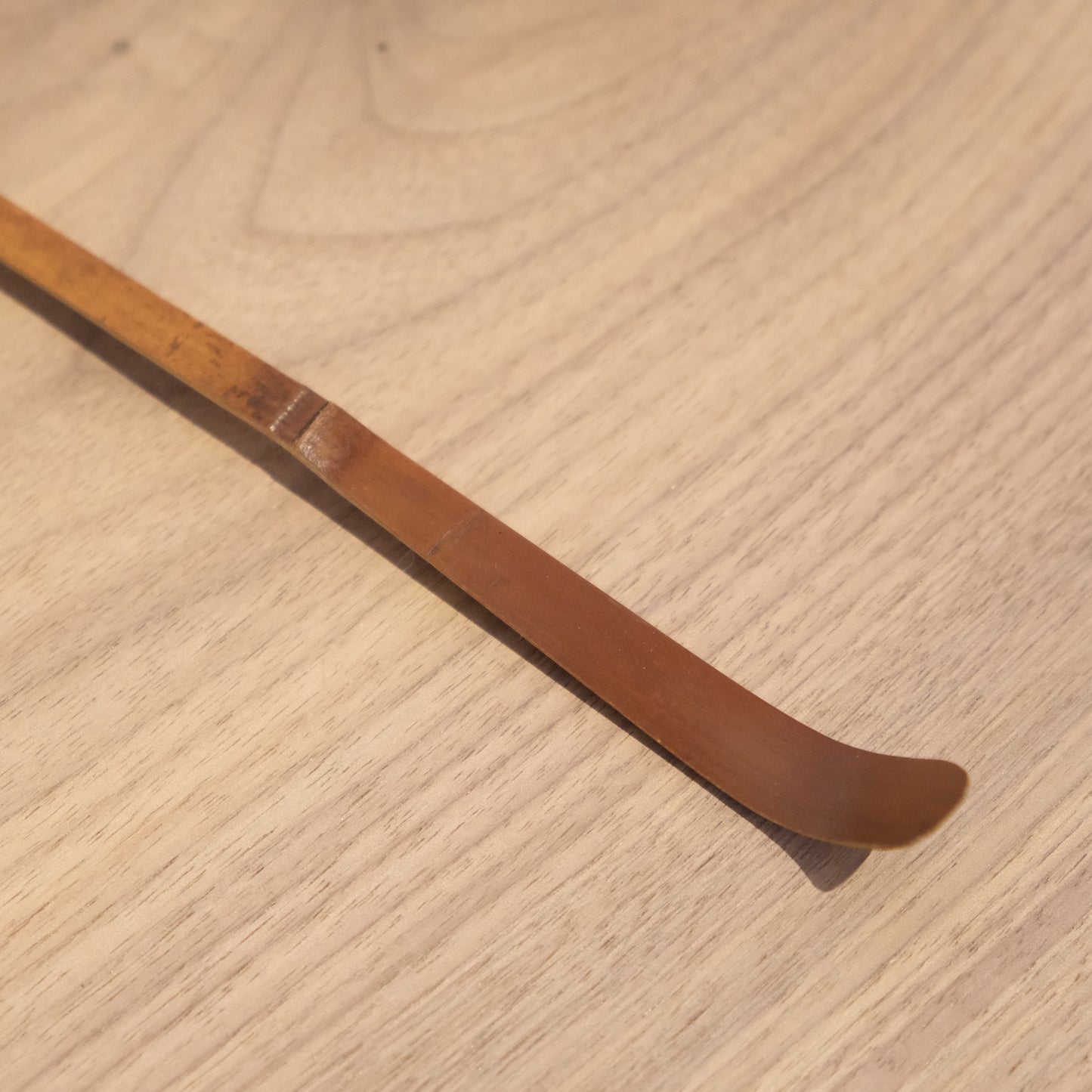 Chikumeido Tea Scoop Chashaku Bamboo Black