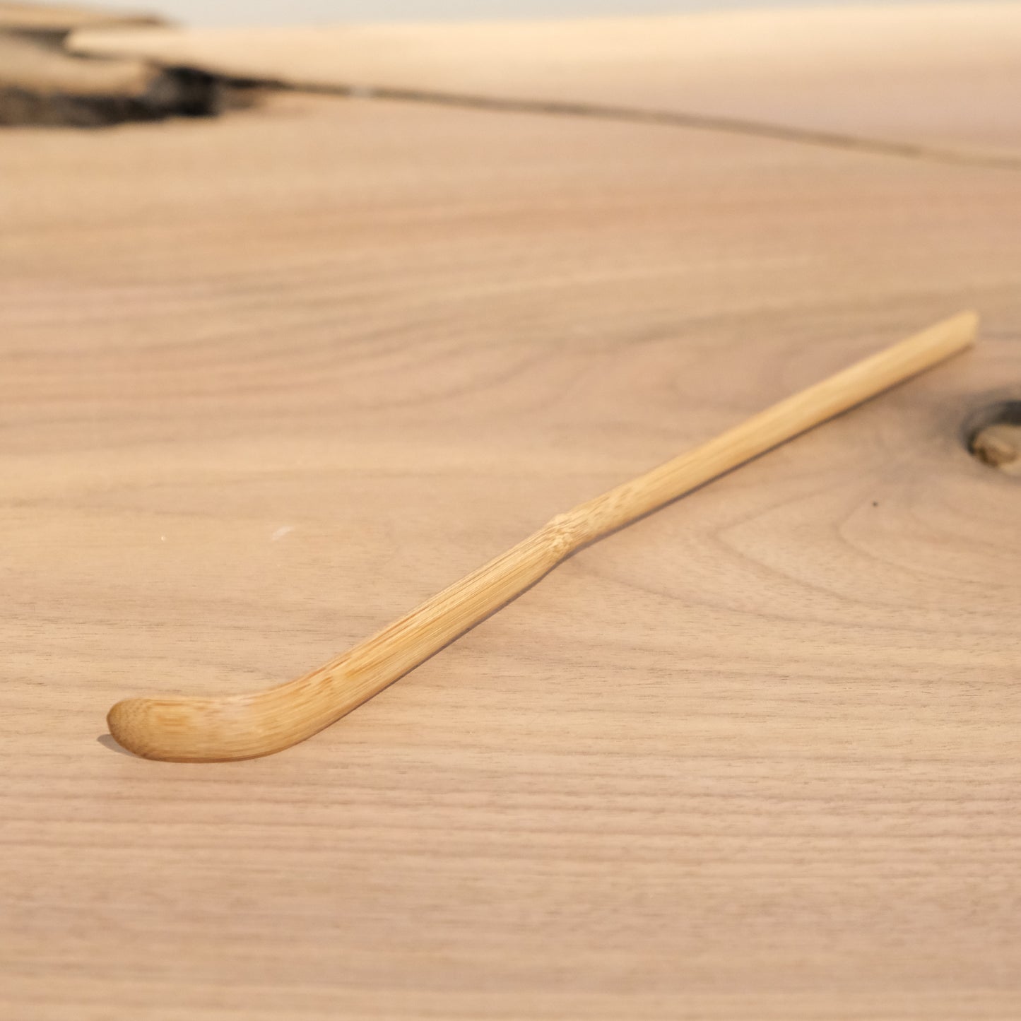 Chikumeido Tea Scoop Chashaku Bamboo Black
