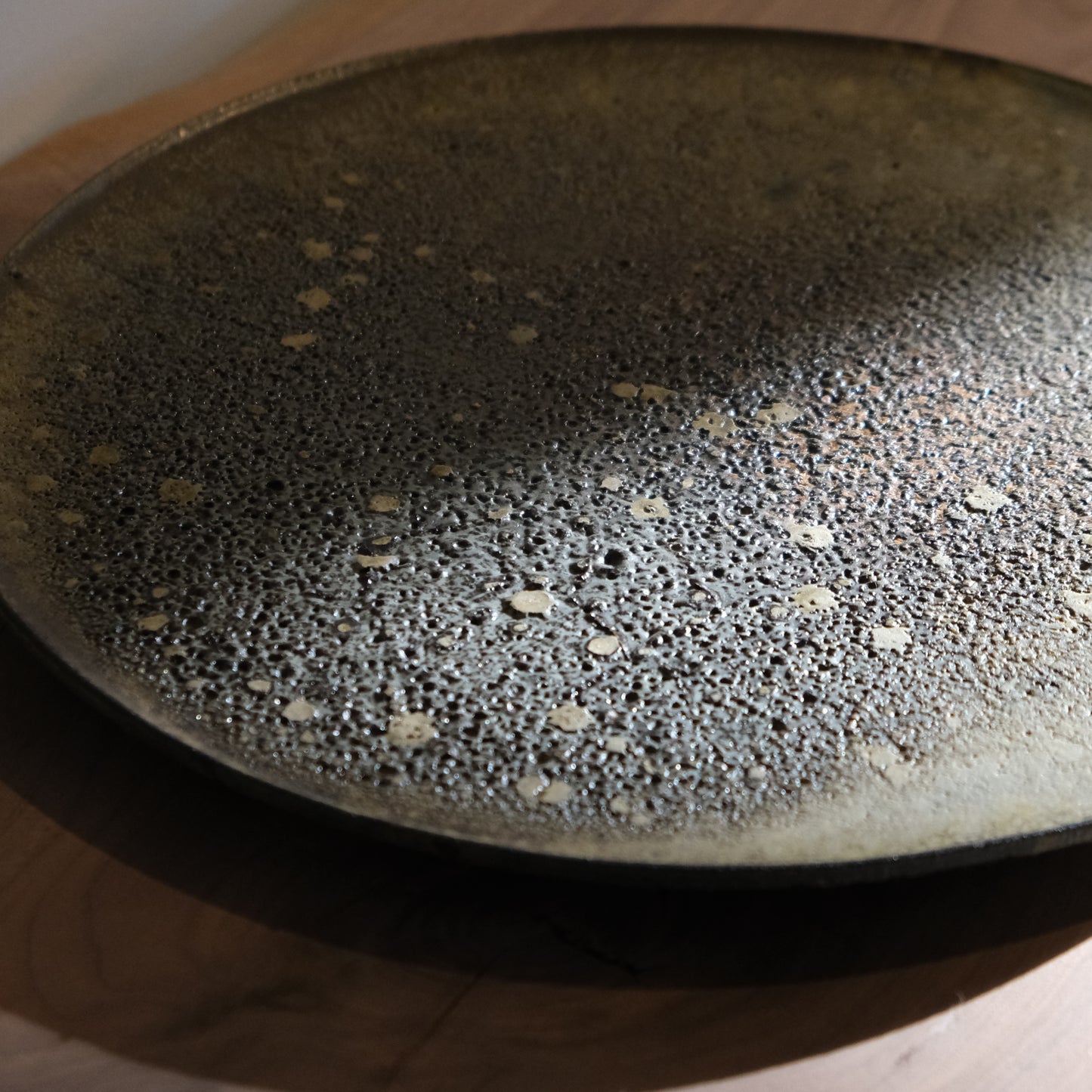 Futoshi Yamashita Volcanic Ash Super Large Plate