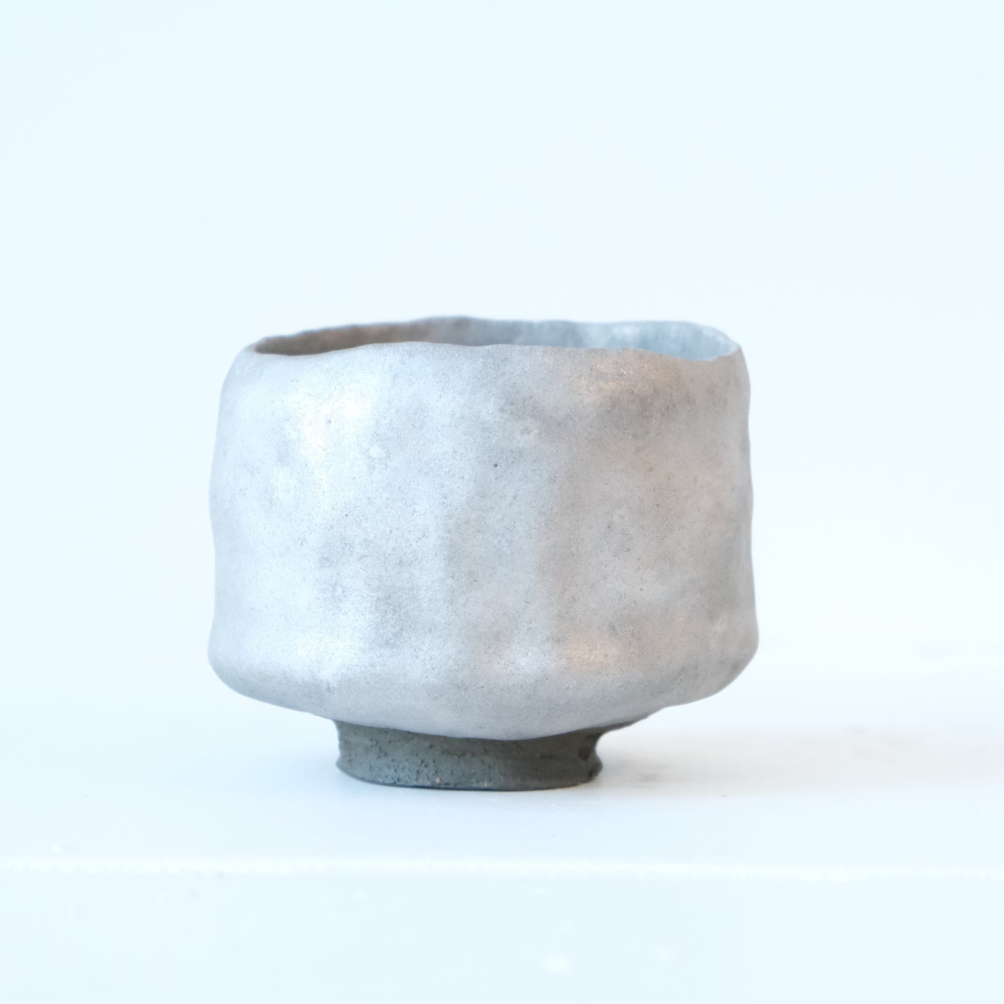 Yusuke Wakasa Matchawan Matcha Tea Bowl Silver