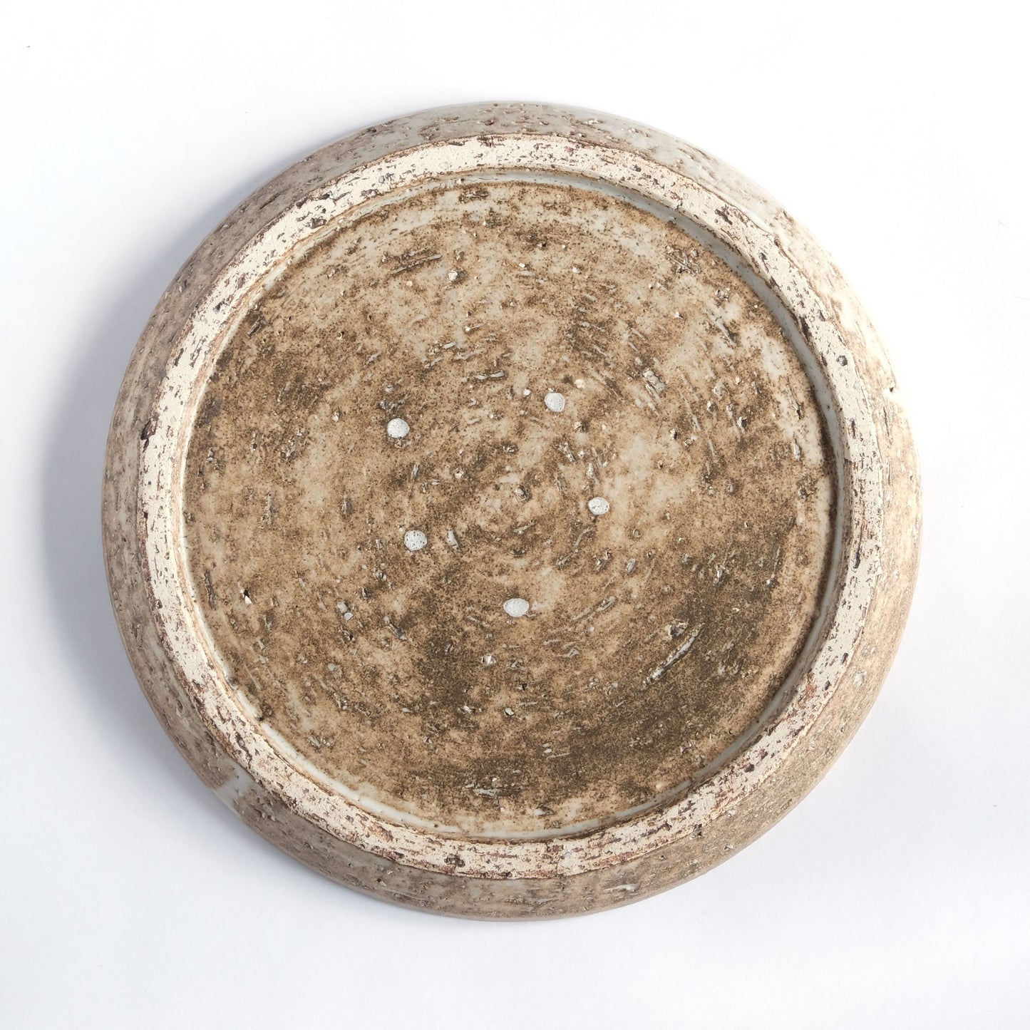 Taichiro Seki Round Plate Matte White L