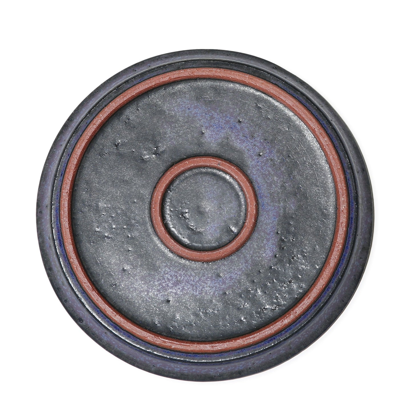 Yoko Onda Round Plate Purple 20cm