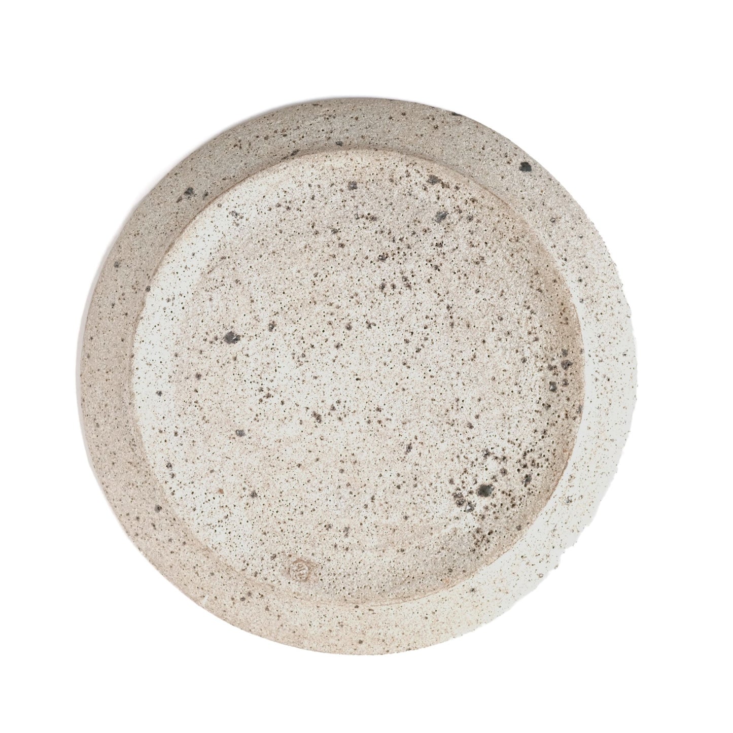 Yusuke Wakasa Round Rim Plate M White Sand x Withered gold