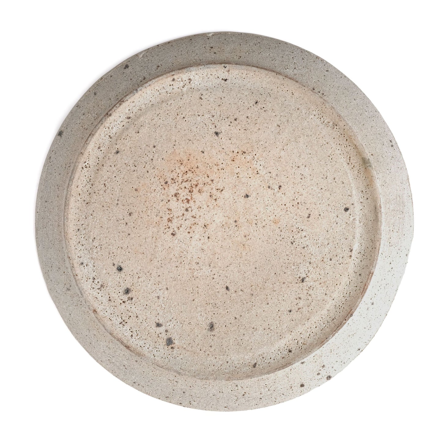 Yusuke Wakasa Large Rim Plate White Sand x Withered gold