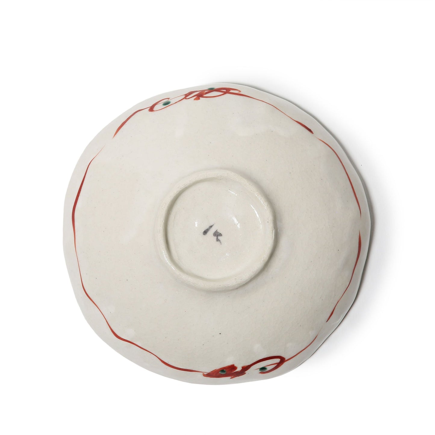 Hiroshi Hanzawa Elephant painted Bowl with Gold