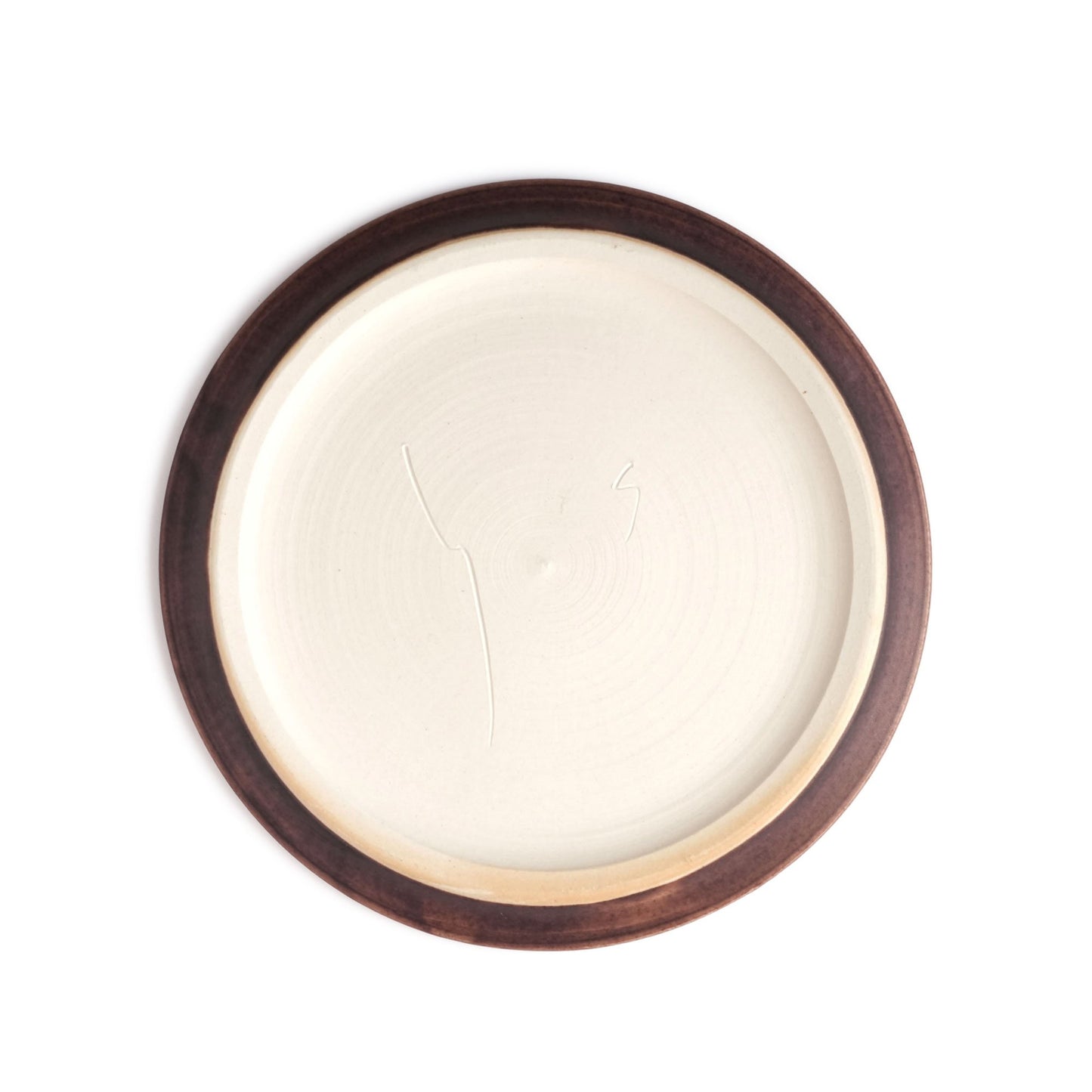 Shizuko Hasuo Round Plate Purple 18cm