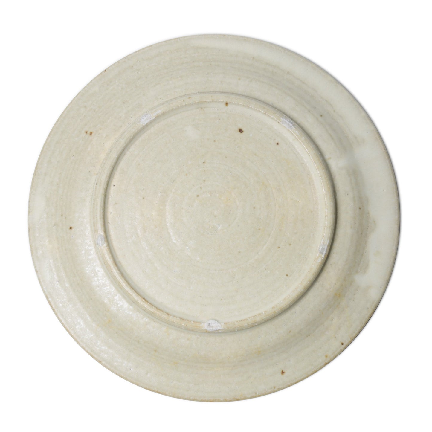 Kei Kawachi Large Round Dinner Plate Ash Glaze