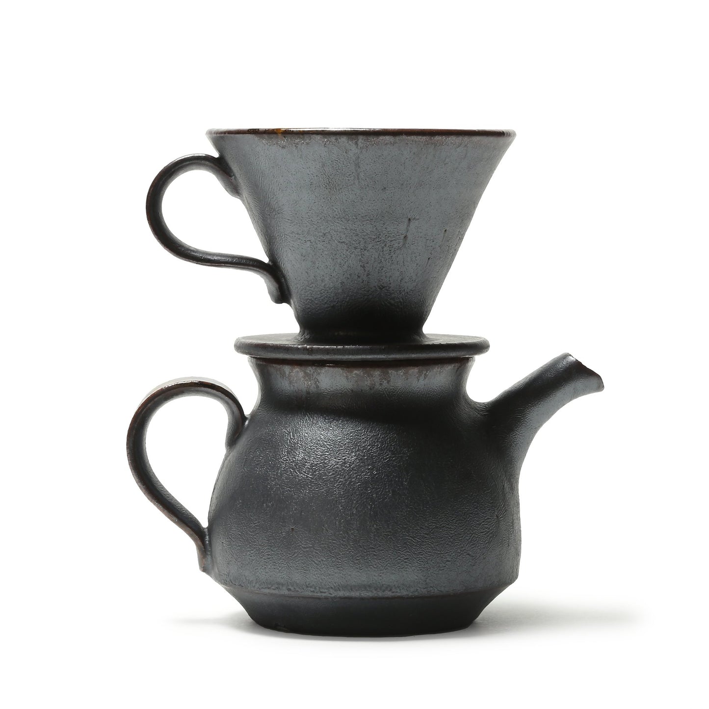 Kei Kawachi Coffee Dripper Set Black Amber