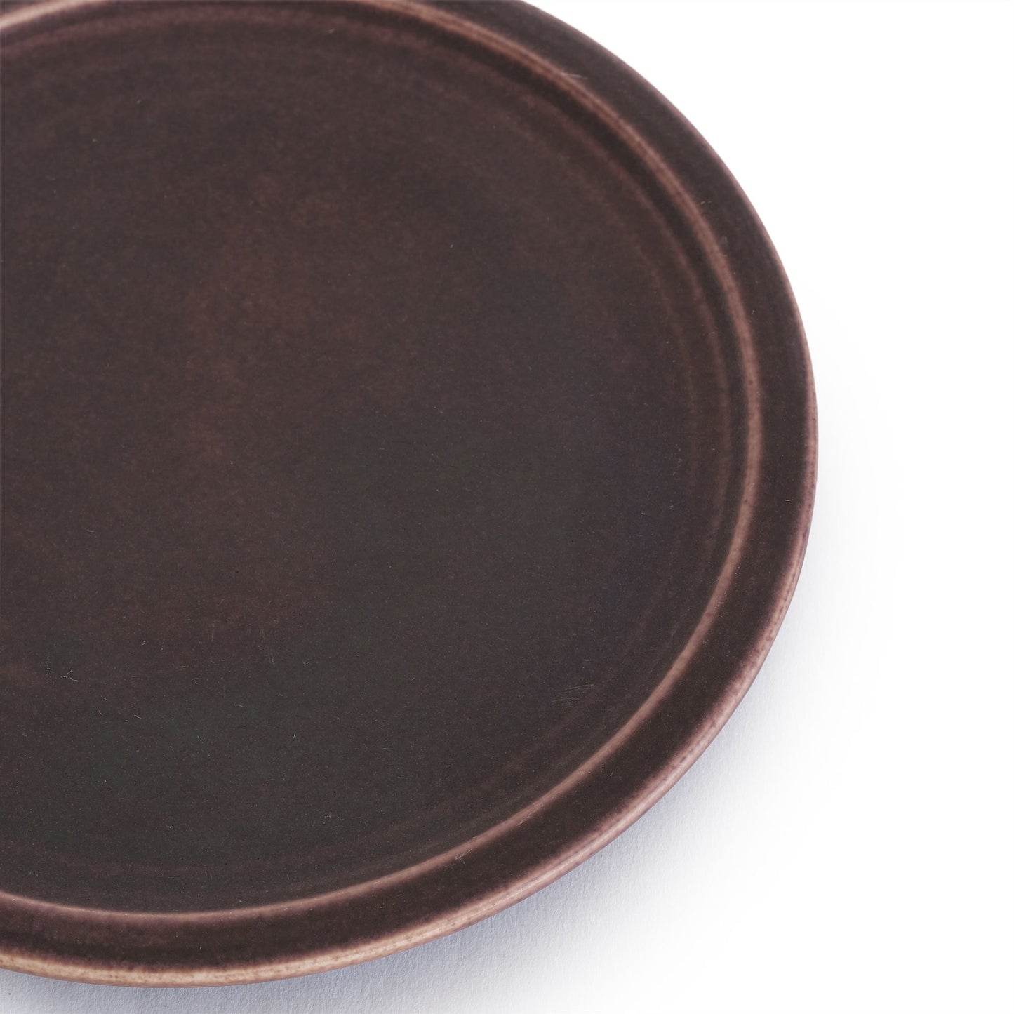 Shizuko Hasuo Round Plate Purple 18cm