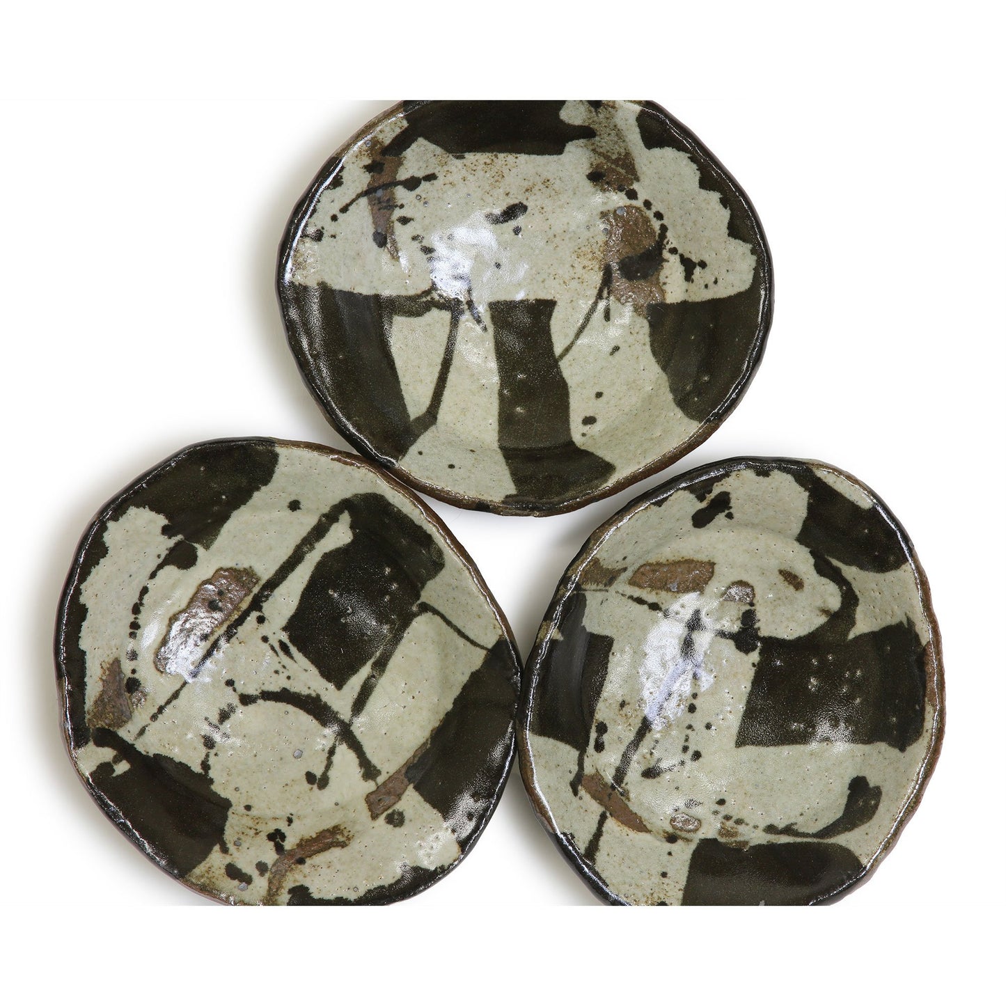 Junri Hamada Kuro Oribe Kobachi Small Plate