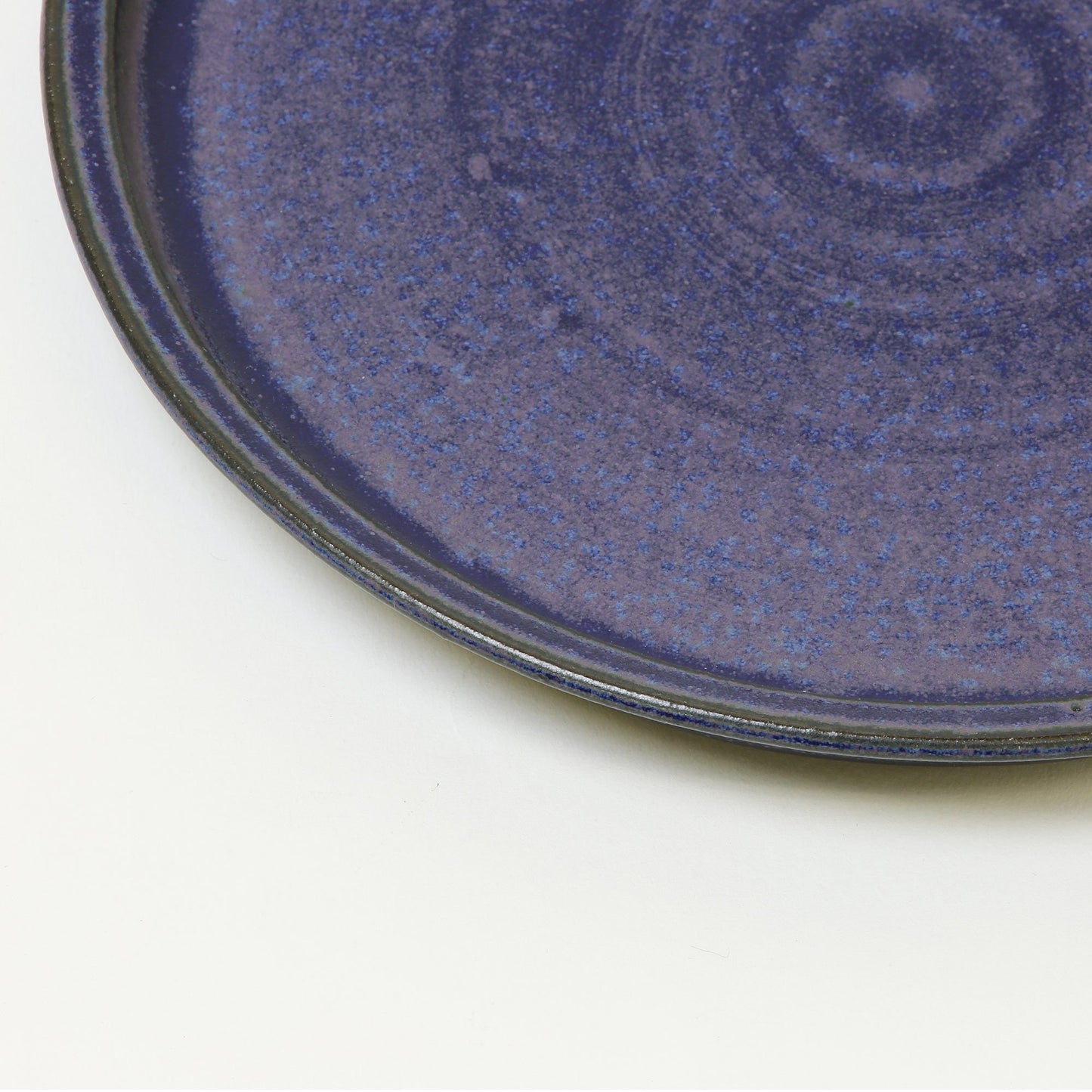 Yoko Onda Round Plate Purple 22cm