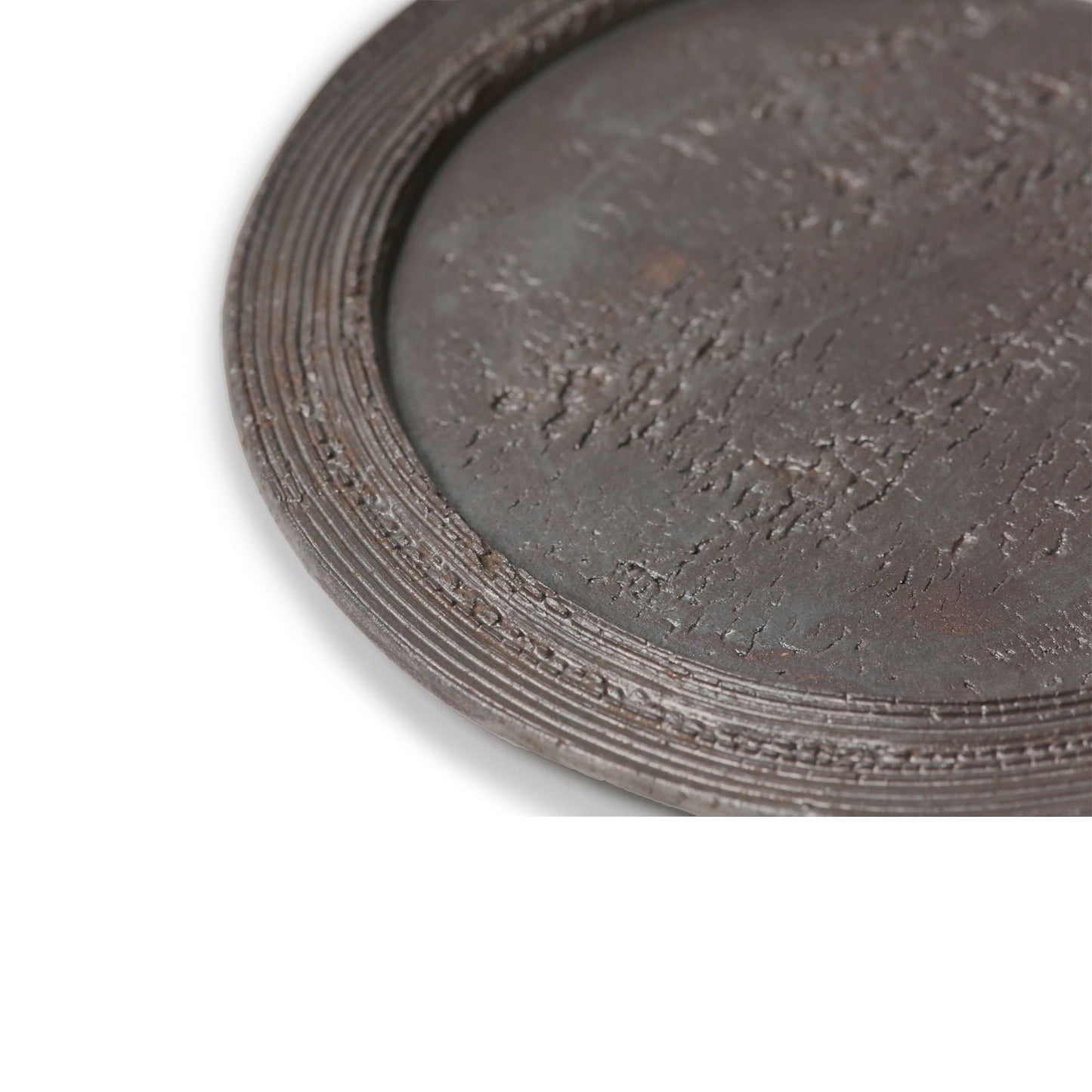 Nobuko Konno Round Plate Black L