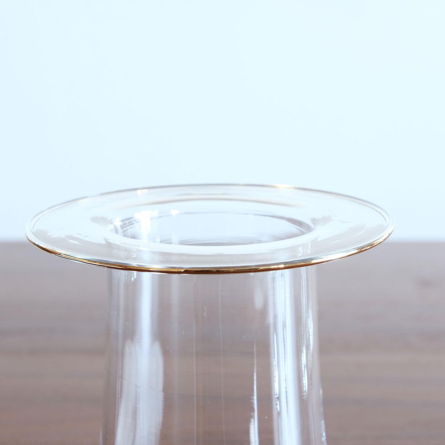 Taiga Oku handblown glass vase vessel