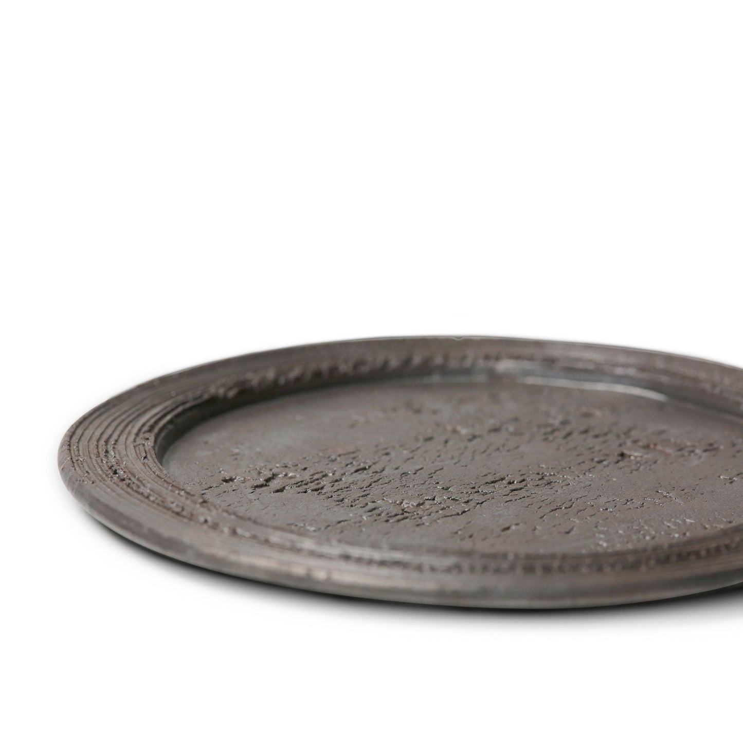 Nobuko Konno Round Plate Black L