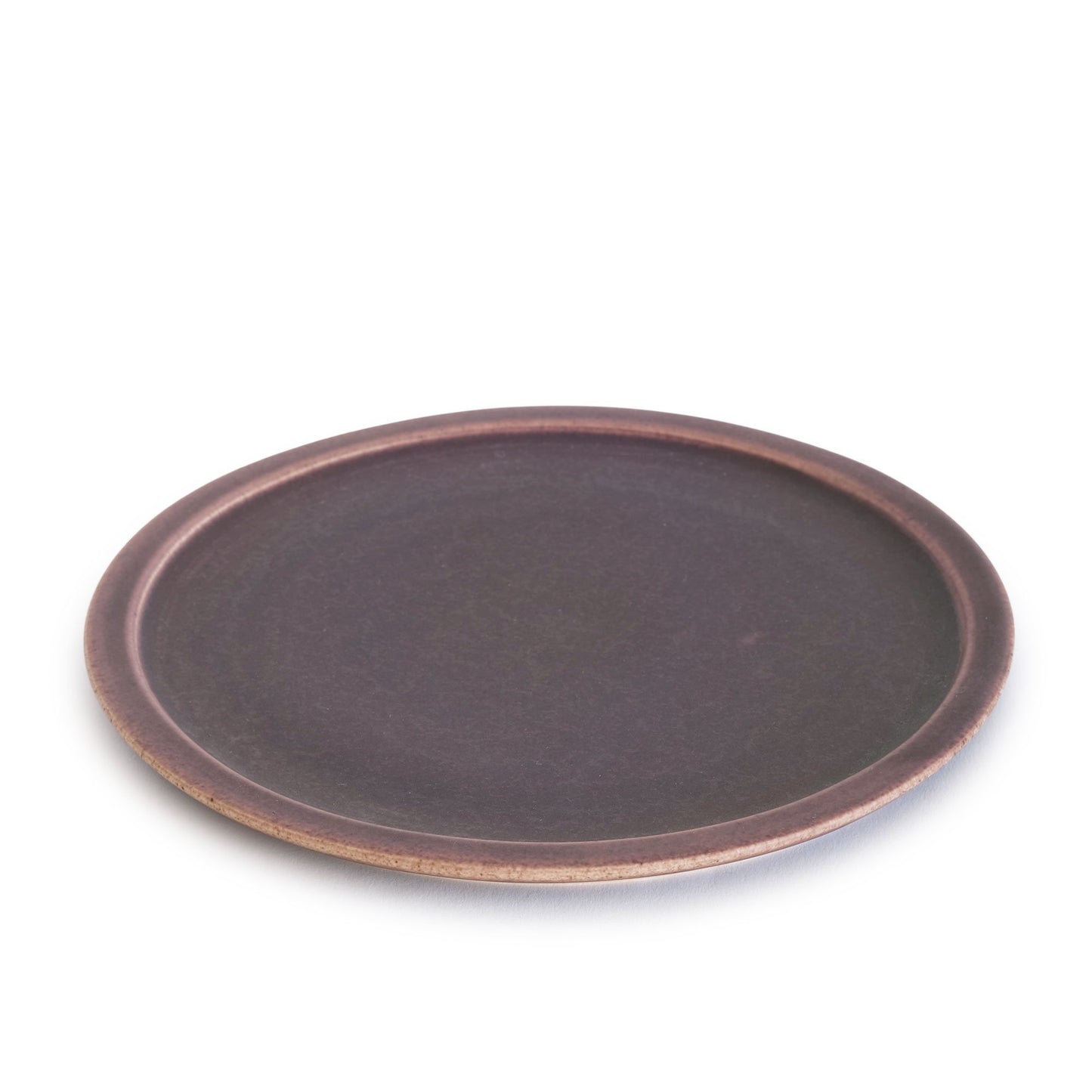 Shizuko Hasuo Round Plate Purple 22cm